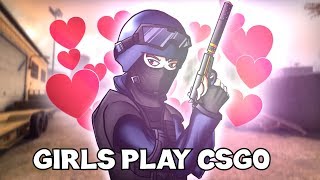 PLAYING CSGO WITH GIRLS (CSGO Funny Moments)...