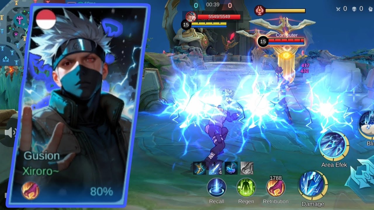Script Skin Gusion X Kakashi Full Effect