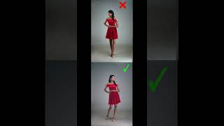 Right and wrong model pose | Ep 56 | #youtubeshorts #shorts #rightandwrongpose