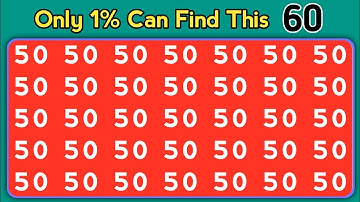 Find the Odd One Out | Genius Level IQ challenge | Numbers And Letters Edition.
