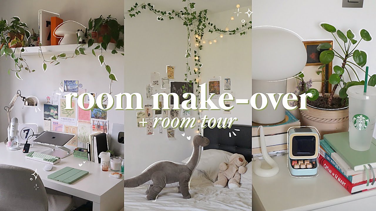 aesthetic room makeover + room tour! | *pinterest inspired* - YouTube
