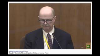 George Floyd murder trial - Dr Daniel Isenschmid - Tue 6 April 2021