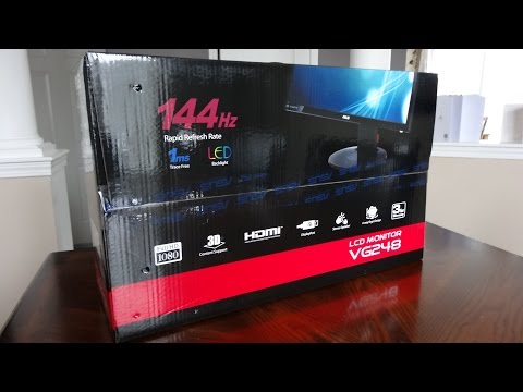 ASUS VG248QE Monitor Unboxing