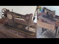 Antique Sewing Machine with Table Restoration