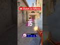 4K 1v2 clutch on Inferno #cs2 #csgo #faceit #fyp #4k #clutch