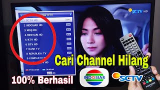 Cara Mencari Siaran INDOSIAR dan SCTV Hilang Di TV Digital SET TOP BOX