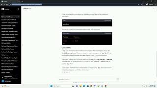pip install module list