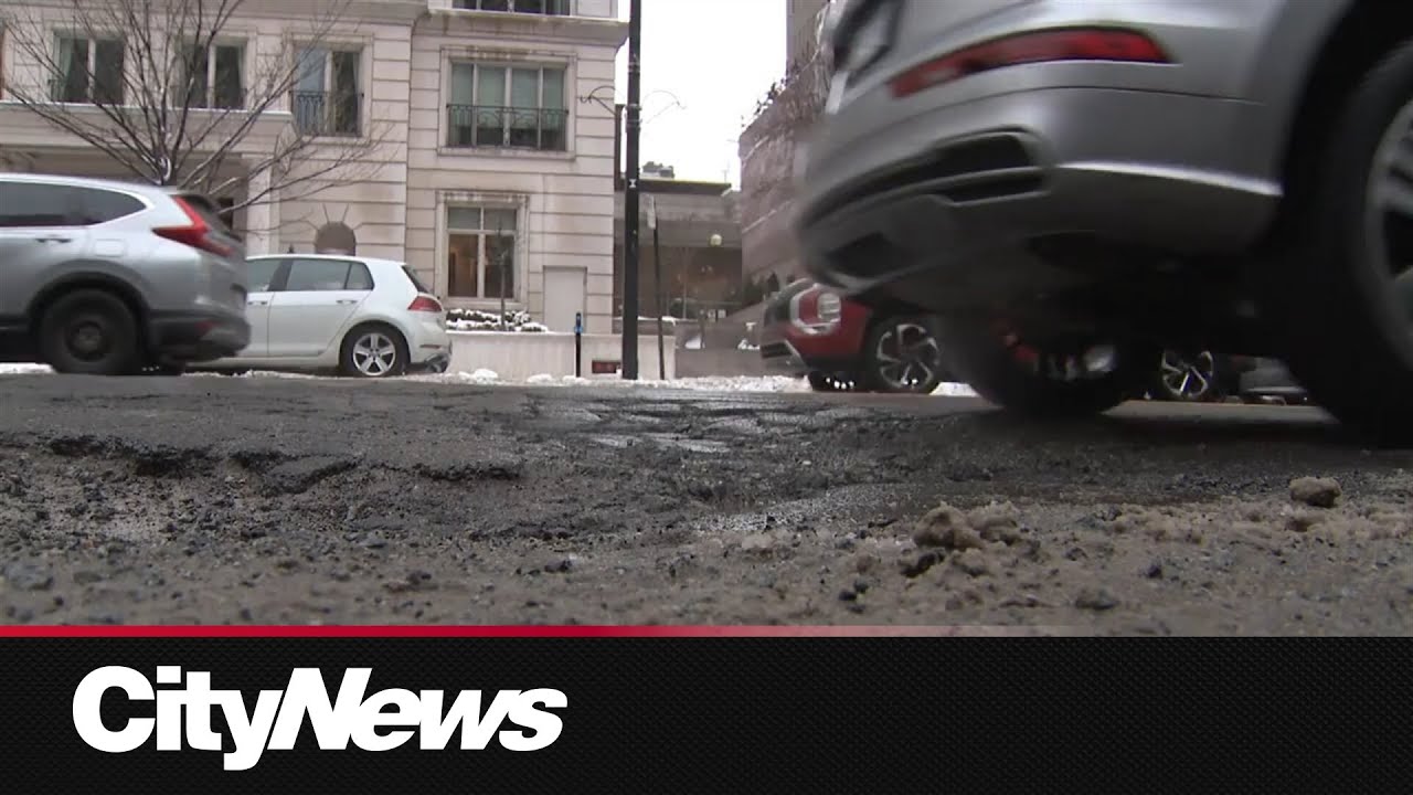 Montreal temperature swing leave roads full of potholes, drivers say
