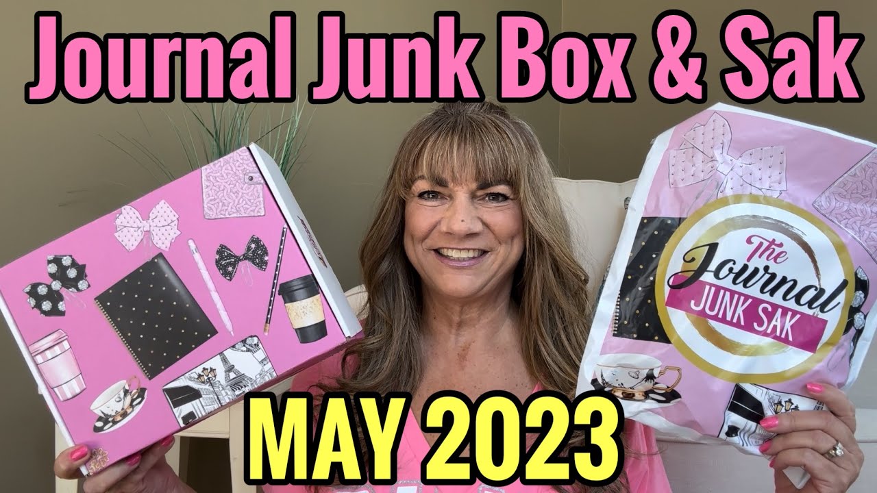 Journal Junk Box & Sak May 2023 Furever Writing + 15 off 1st Sub Box