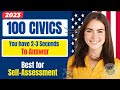 2024 (EASY Answer) USCIS Official 100 Civics Questions &amp; Answers for US Citizenship Interview #n400