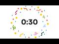 30 Second Countdown Timer - Fun Ending Sound