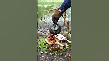 Wilderness Culinary Adventure : Mastering the Art of Cooking in the Jungle #CookingInTheJungle #food