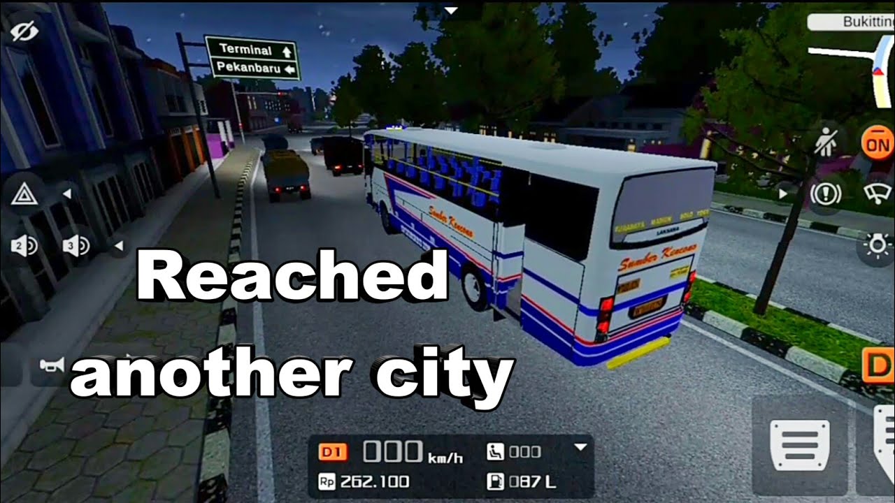 Reached another city bus simulator indonesia gameplay ‎@PIXEL GAMING VORTEX | Bukittinggi