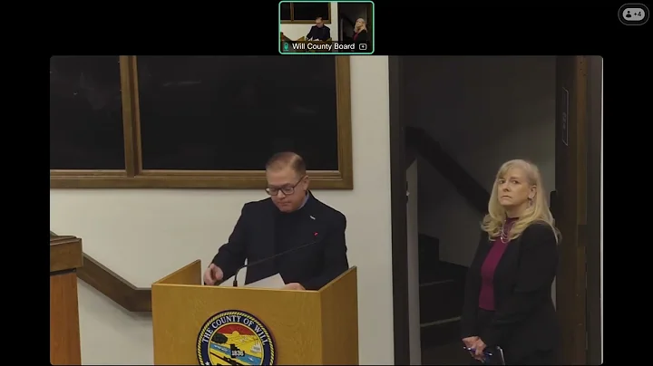 Will County Board Committee of the Whole Meeting December 9, 2025