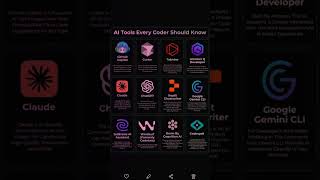 🚀 AI Tools Every Coder Should Know (2025 Edition)Artificial Intelligence is transforming the way💻🤖