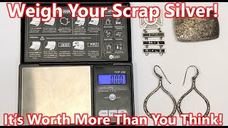 $58 Silver! Weigh your Scrap Silver! It’s worth WAY MORE than you think! How to Calculate Sterling