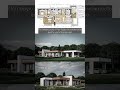 Индивидуальный проект одноэтажного дома с остекленной террасой COREHOUSE // Плоская крыша // 170м2