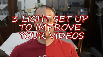 Three light setup to improve your videos (with aputure led panels)