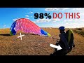 Classic paragliding mistake  are you doing this paraglider control safety tips