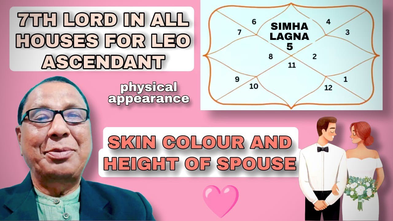 Leo Ascendant's 7th Lord in Different Houses: Future Spouse's Look, Skin colour and Height