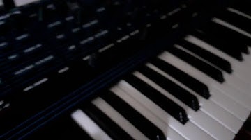 OB-6 VCO analog synthesizer front panel controls + recorded direct