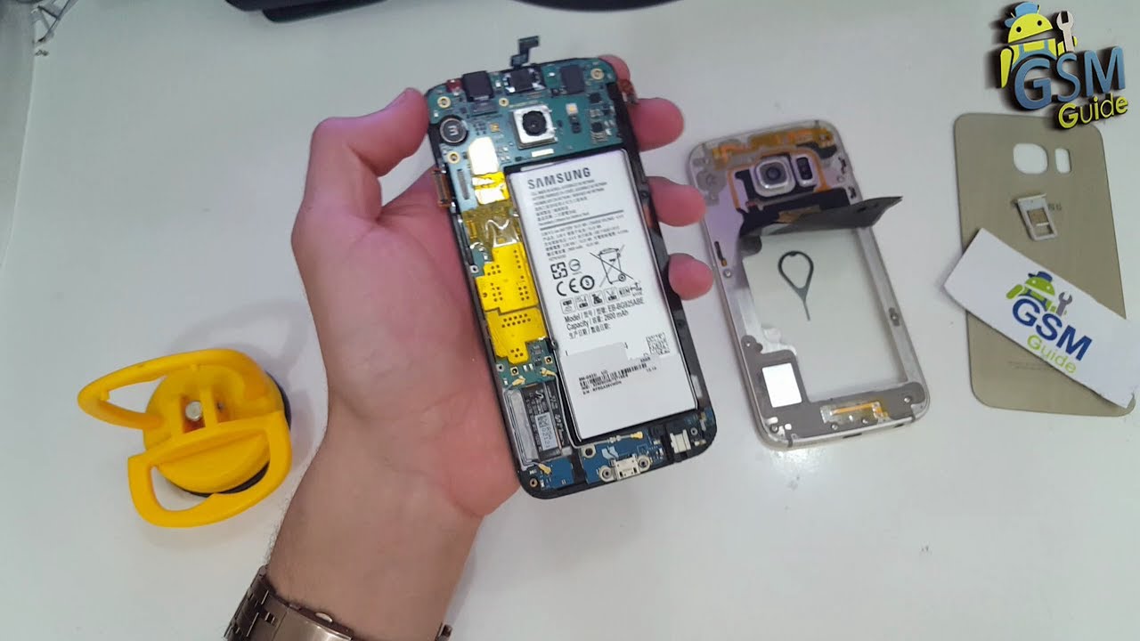 Замена Аккумулятора Самсунг S6 Edge