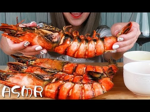 40센치 대왕 킹블랙타이거새우 3마리 리얼사운드 먹방 모짜렐라치즈 듬뿍 ASMR MUKBANG