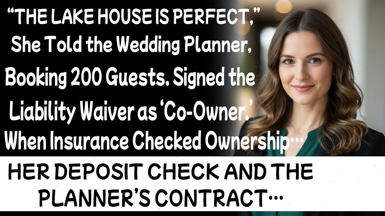 My Sister Claimed My Lake House for Her Wedding — But the Event Insurance Form Revealed Everything
