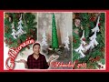 DECORACIÓN para NAVIDAD 2023☃️Manualidades Navideñas☃️Christmas Decor DIY🌲Como Hacer Arbolitos Mini🌲