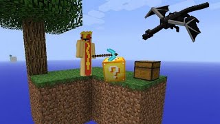 убить Эндер дракона SkyBlock lucky block