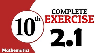 Exercise 2.1 | Class 10 Math | Theory of Quadratic Equations | GS Academy | 10th maths