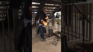 NYC Subway Busker Guitarist - Behind Blue Eyes - Who 04-09-2018