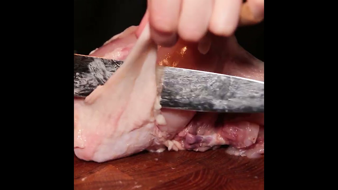 Нож для разделки мяса и рыбы Onnaaruji. Профессиональный. Серия Rain Drop