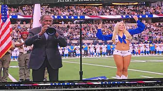 Dallas Cowboys vs Los Angeles Chargers national anthem Freddie Jones 8/24/24 thumbnail