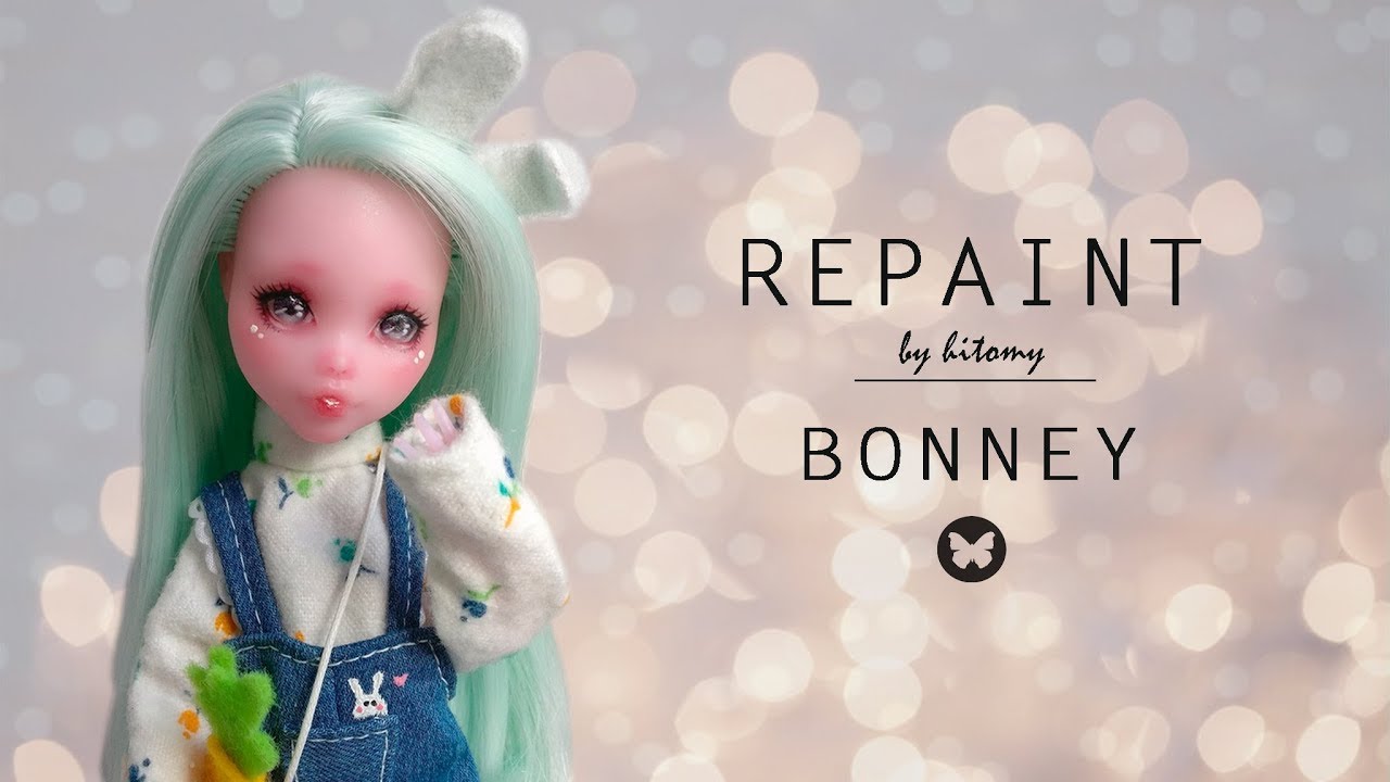 🌿 hitomy ito 🌿 OOAK Repaint doll rabbit BONNEY/ ООАК кукла кролик Бонни ...