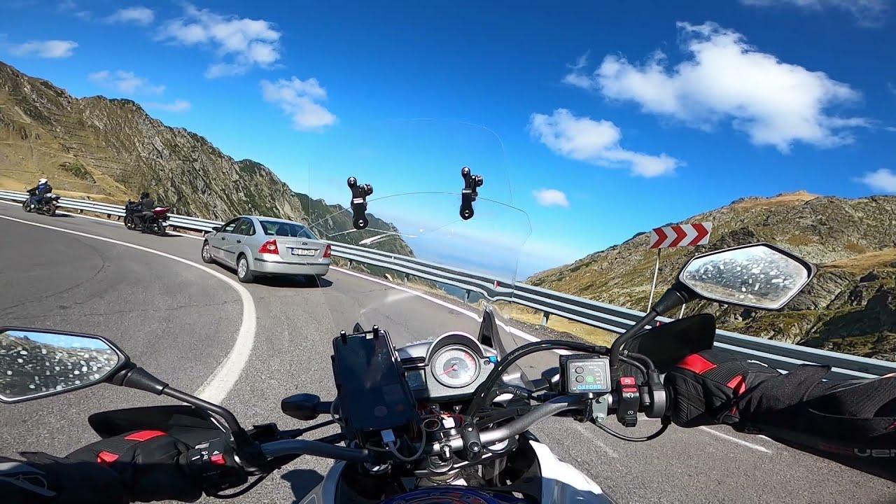 Honda Transalp 700 - Transfagarasan Road 2021 RAW sound