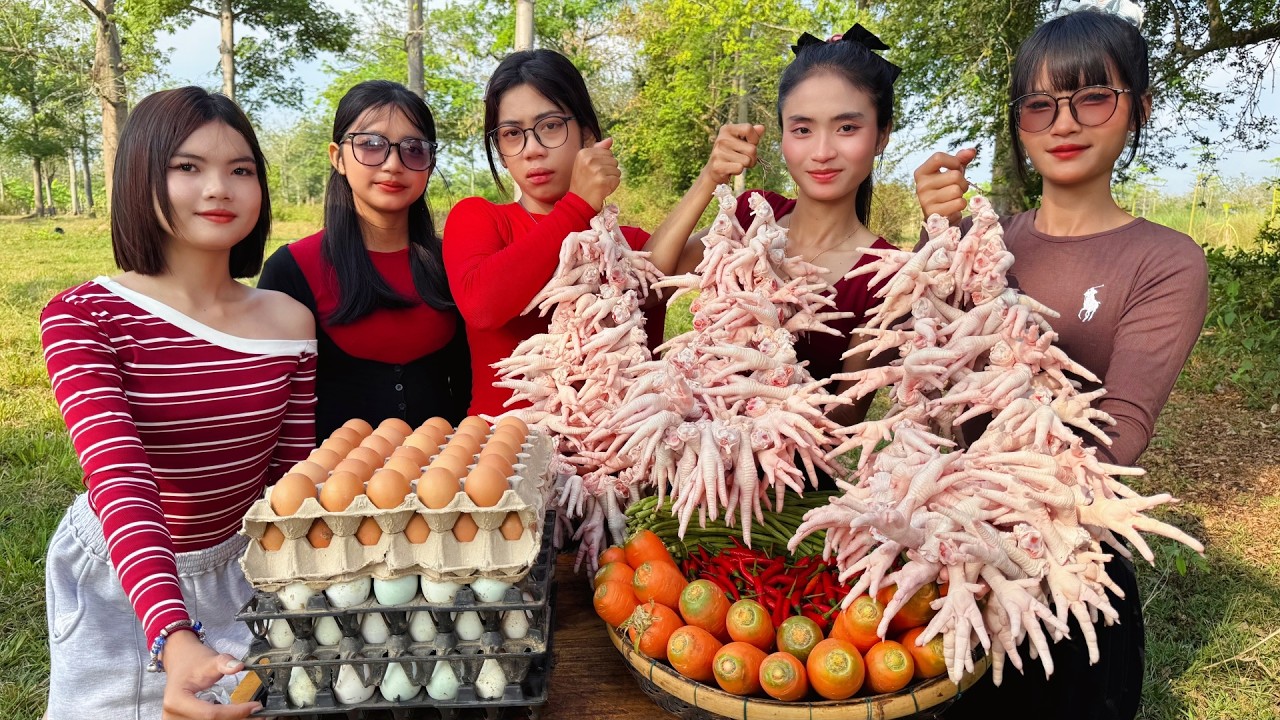 Amazing cooking braised chicken feet recipe