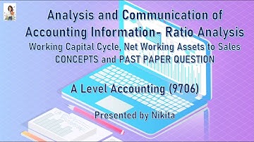 Cambridge A Level Accounting- Ratio Analysis (Part 3/4)