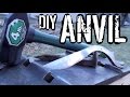 Easy, Cheap DIY Anvil for Knife Making! (+Rail Road Spike Knife Build)