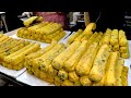 계란을 통째로 넣어서 대박난?! 계란말이 몽둥이 김밥! / amazing Egg! Making Omelet Egg Roll Kimbap / Korean street food