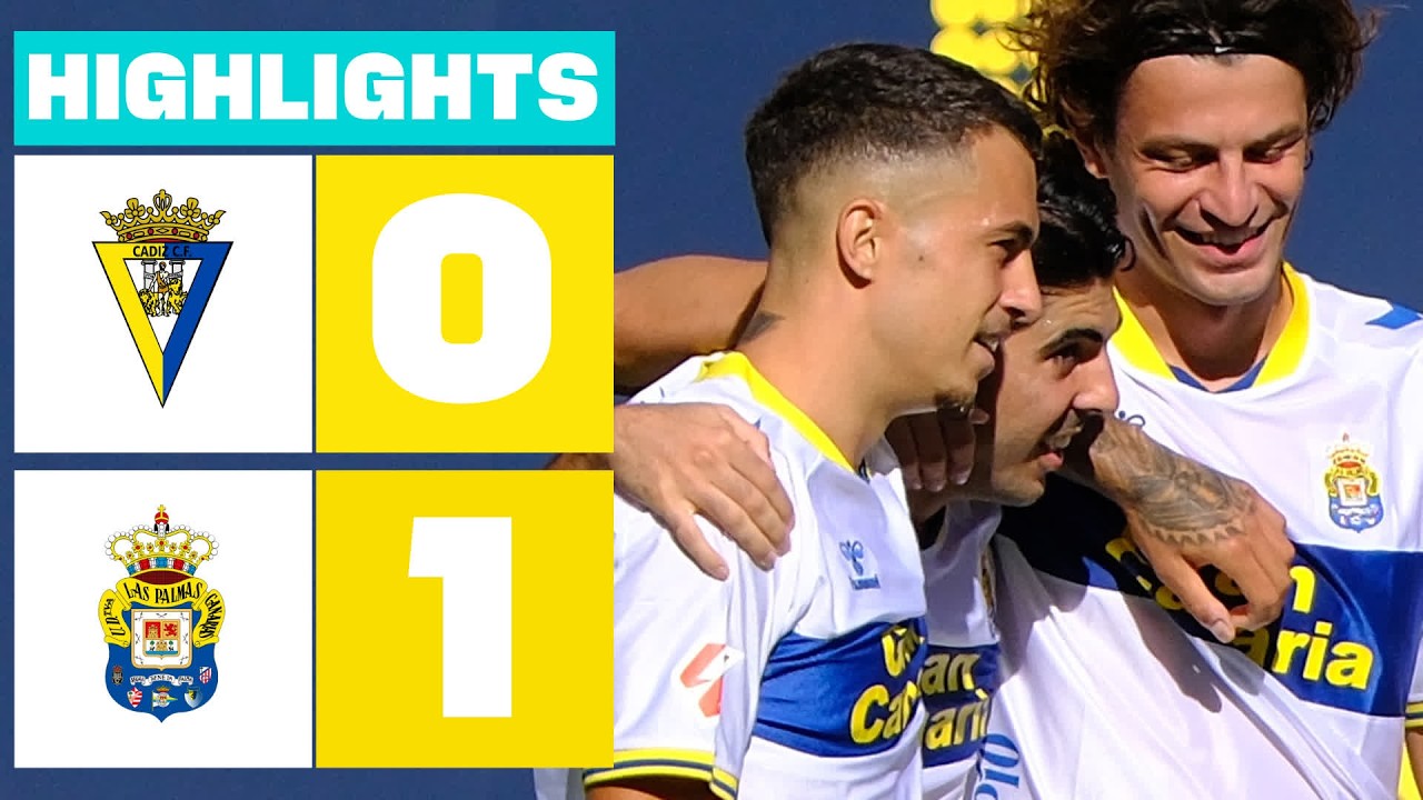 CÁDIZ CF 0 - 1 UD LAS PALMAS | RESUMEN LALIGA HYPERMOTION