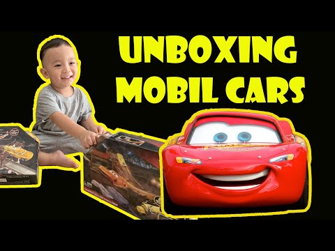 Unboxing mobil McQueen remote control. 