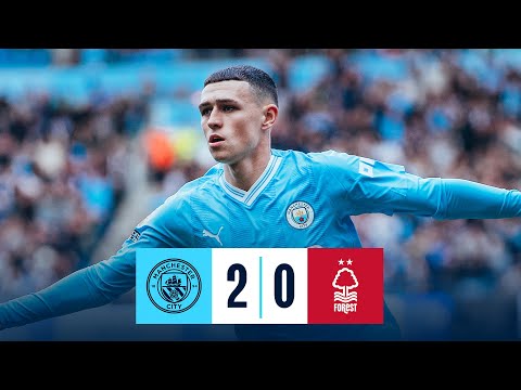 HIGHLIGHTS! Man City 2-0 Nottingham Forest | Foden &amp; Haaland Goals, Rodri Red Card