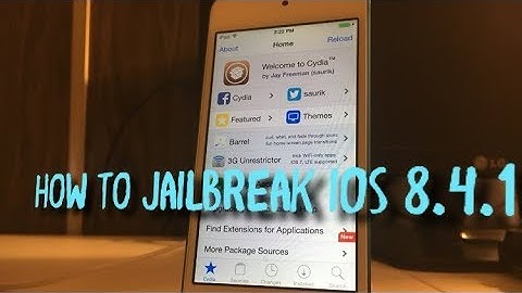 How To Jailbreak iOS 8.4.1 32-Bit