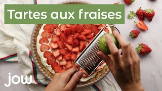 Recette de la tarte aux fraises