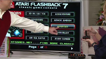 Atari FlashBack 7 Classic Game Console Deluxe w/ 101 Games & 2 Bonus Paddles on QVC