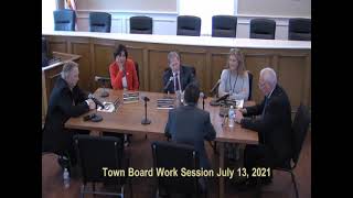 Smithtown Town Board Work Session  July 13, 2021