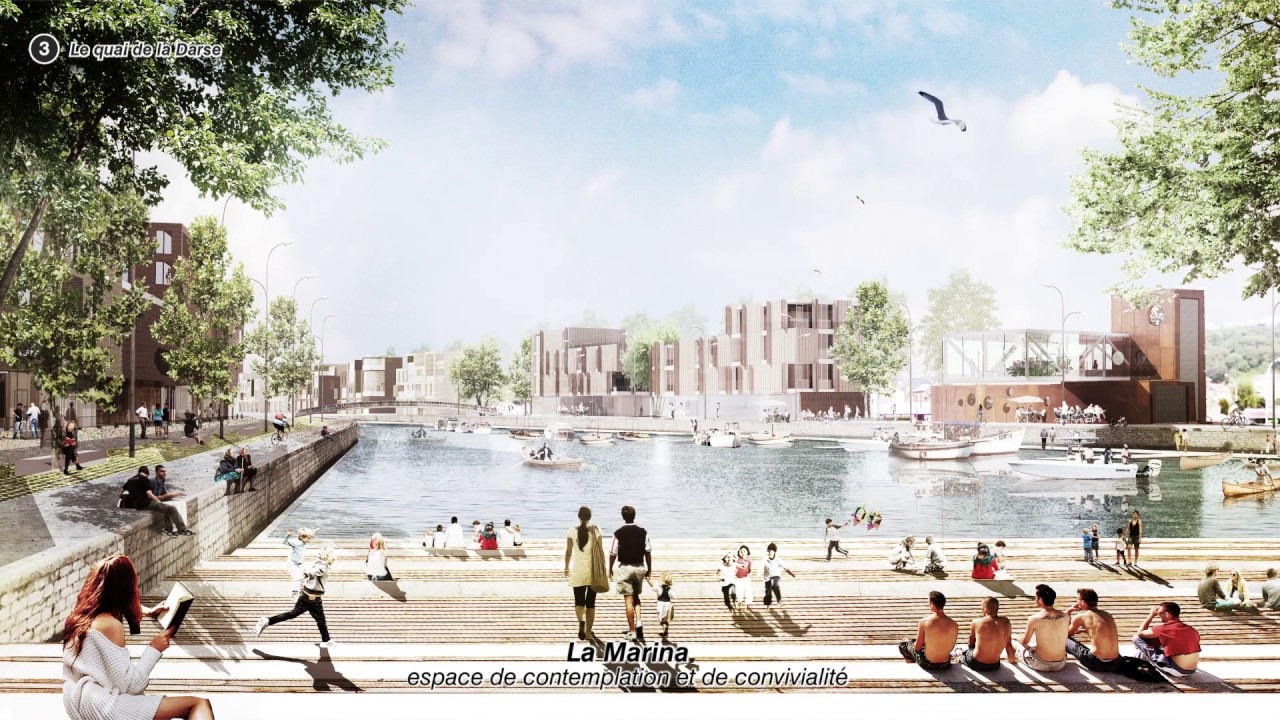 Projet d'éco-quartier à CORONMEUSE (Animation 3d - NEOLEGIA)