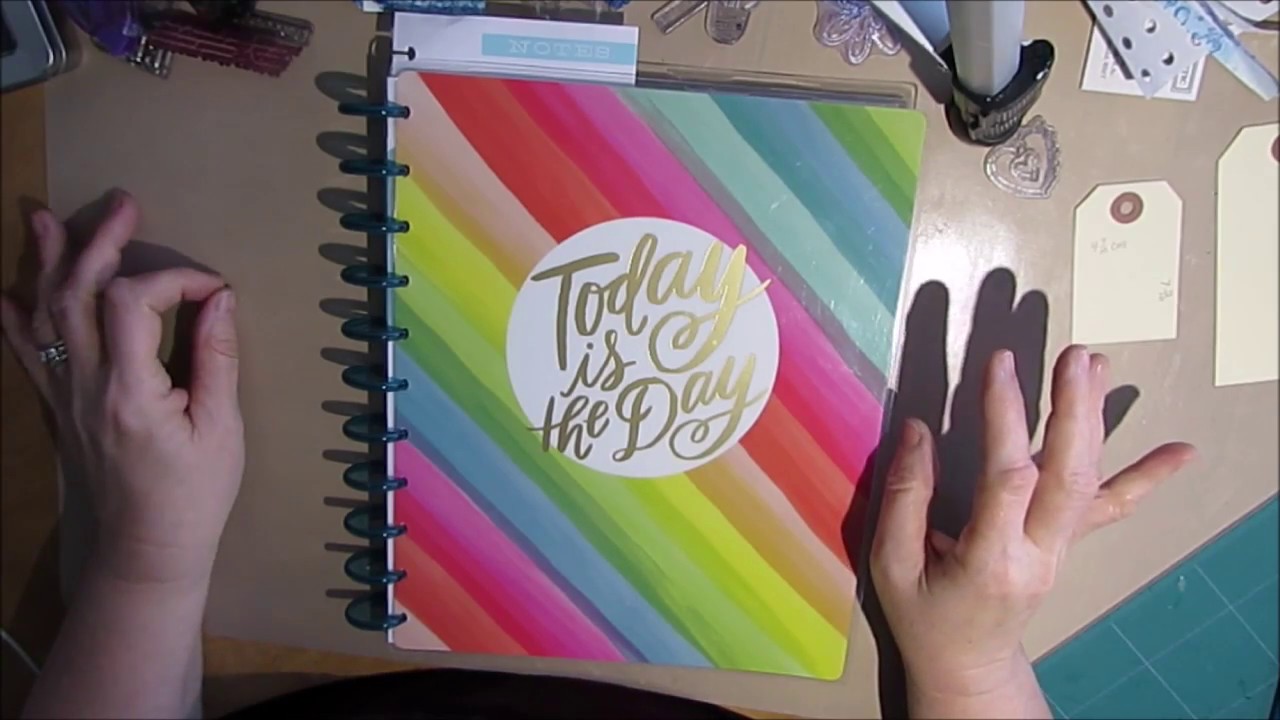 Happy Planner Meets Mixed Media - Week 1 - Jumping In- HPMMM#1