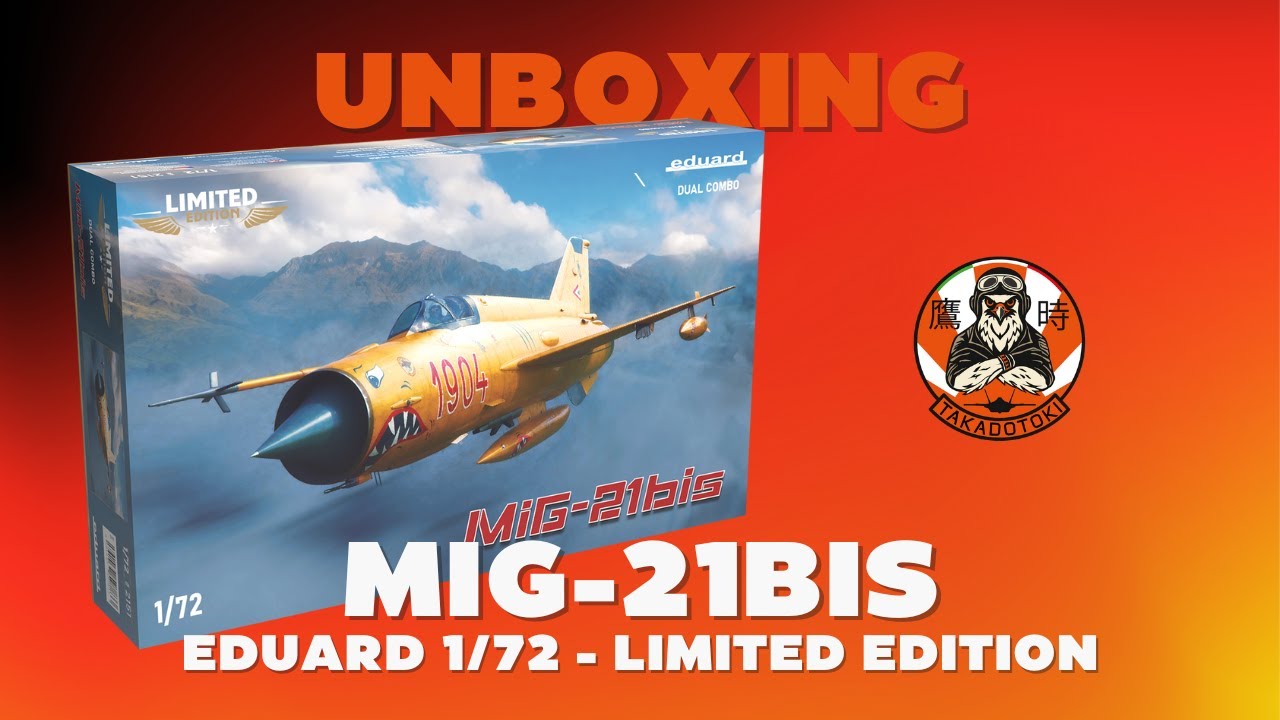 Eduard 1/72 MiG-21bis Dual Combo Limited Edition – Unboxing